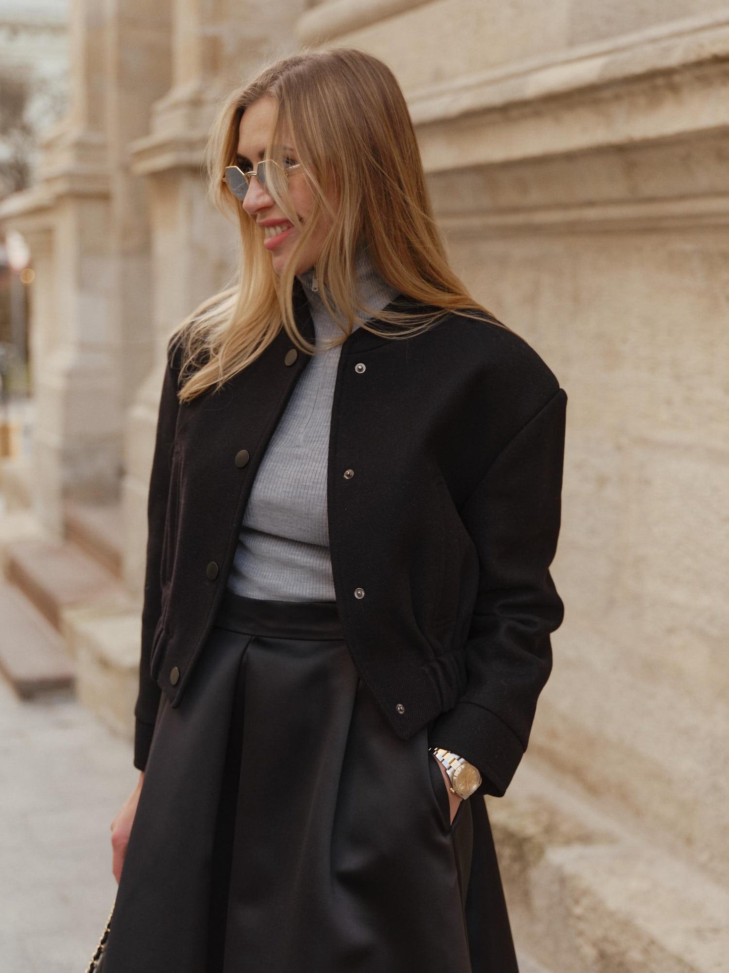 Cinderella silk viscose blend maxi skirt