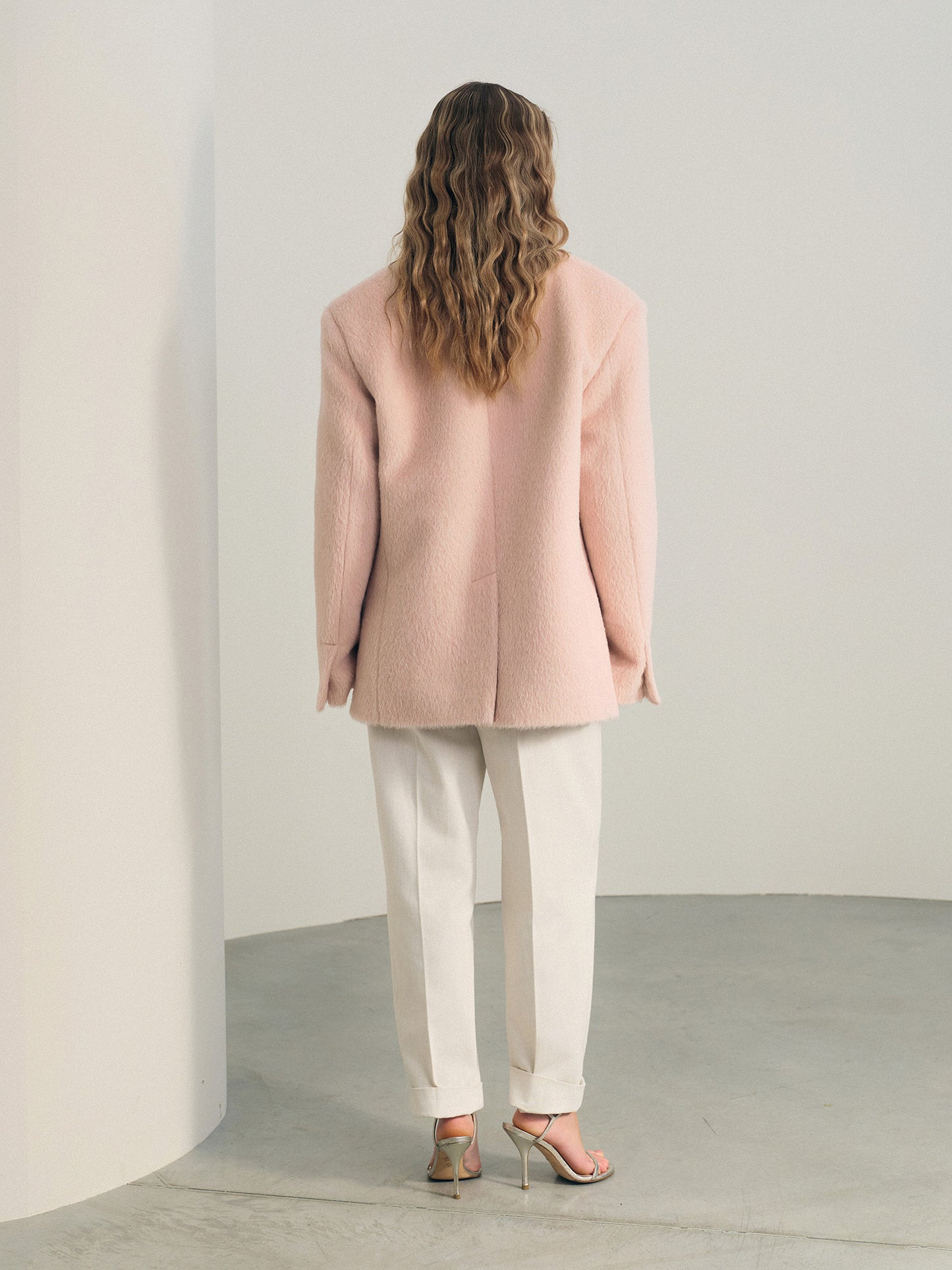 Oliver loose fit jacket in cashmere blend