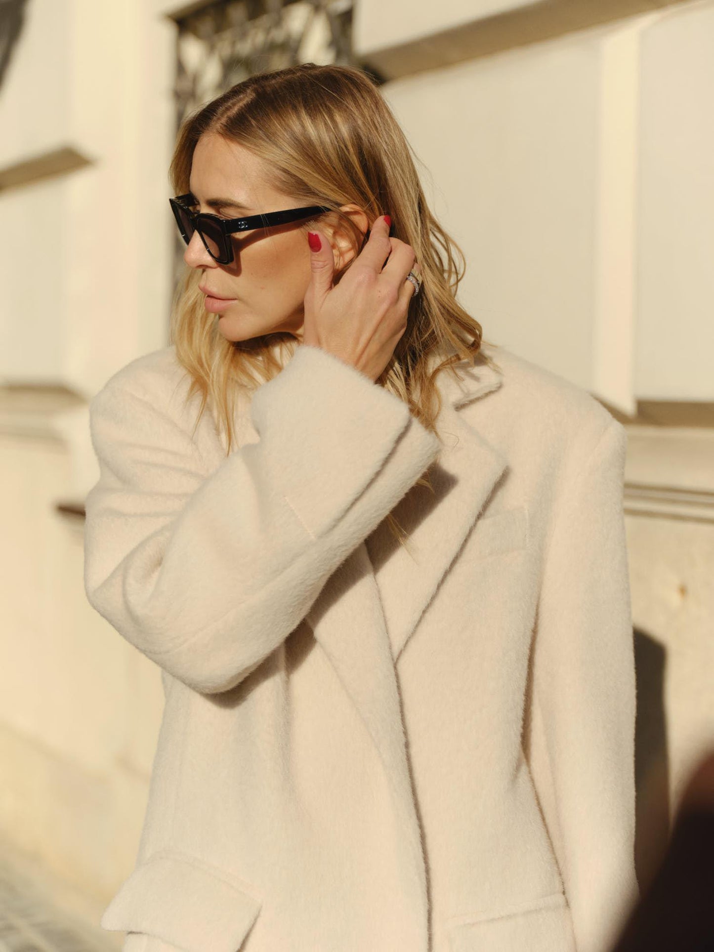 Tyra suri alpaca winter coat