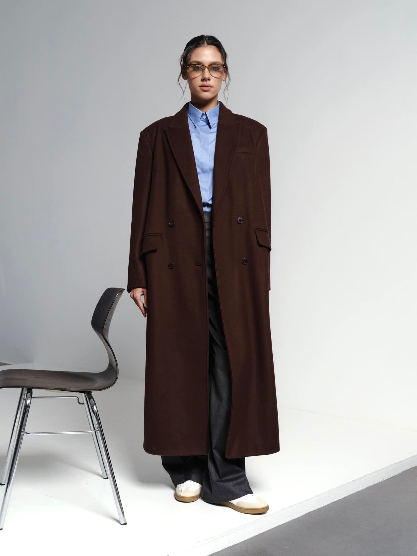Blake loose fit cashmere coat