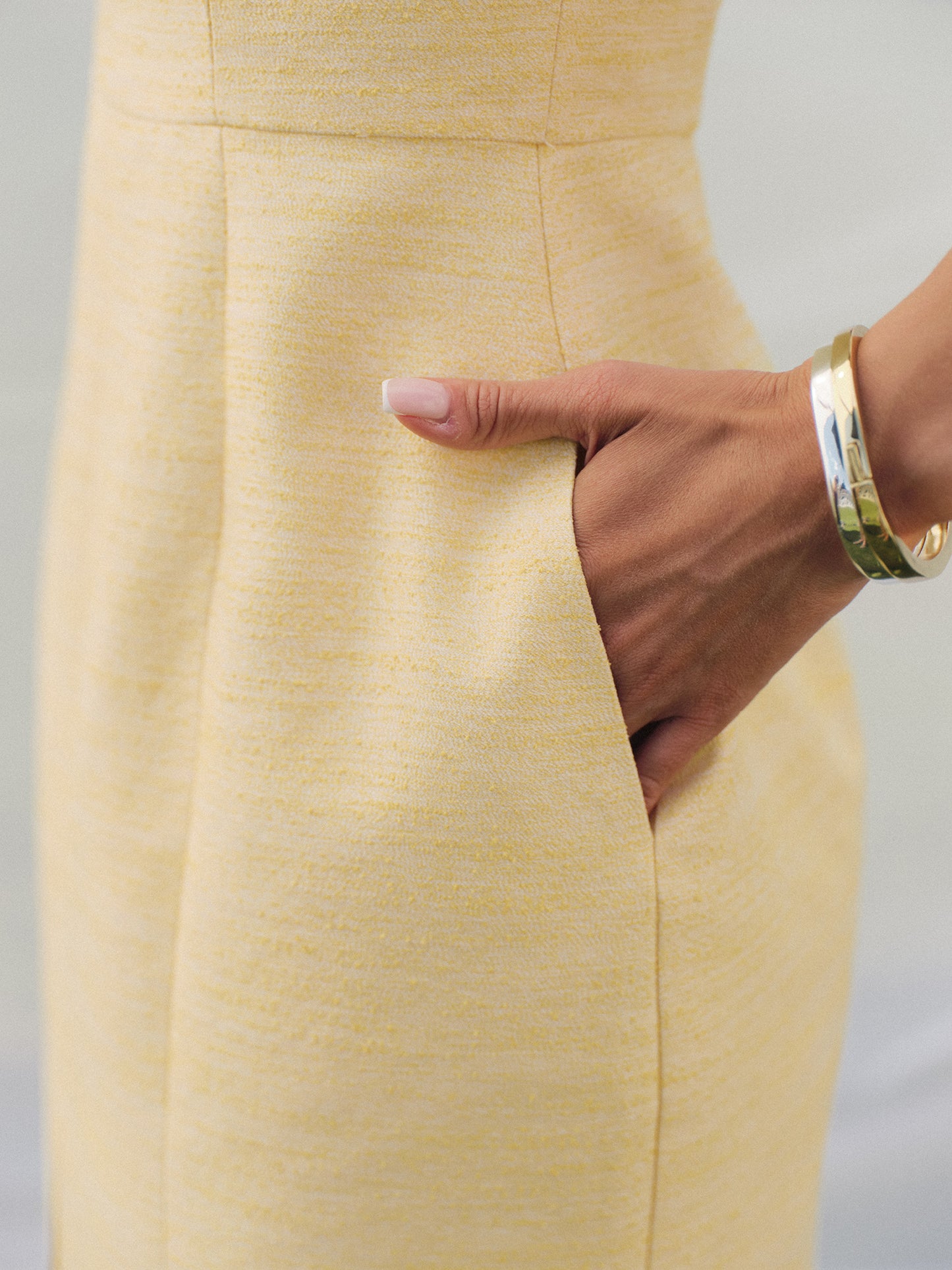 Eva bandeau-style midi dress