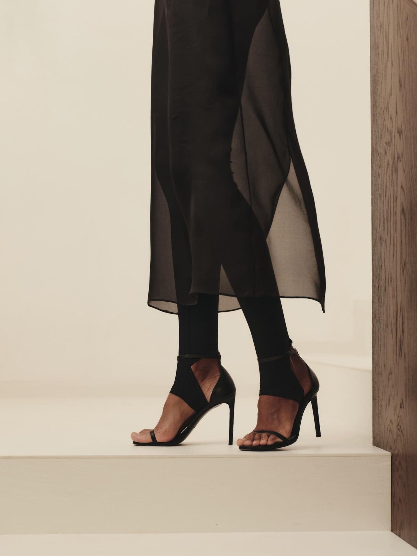 Maxi silk tunic dress