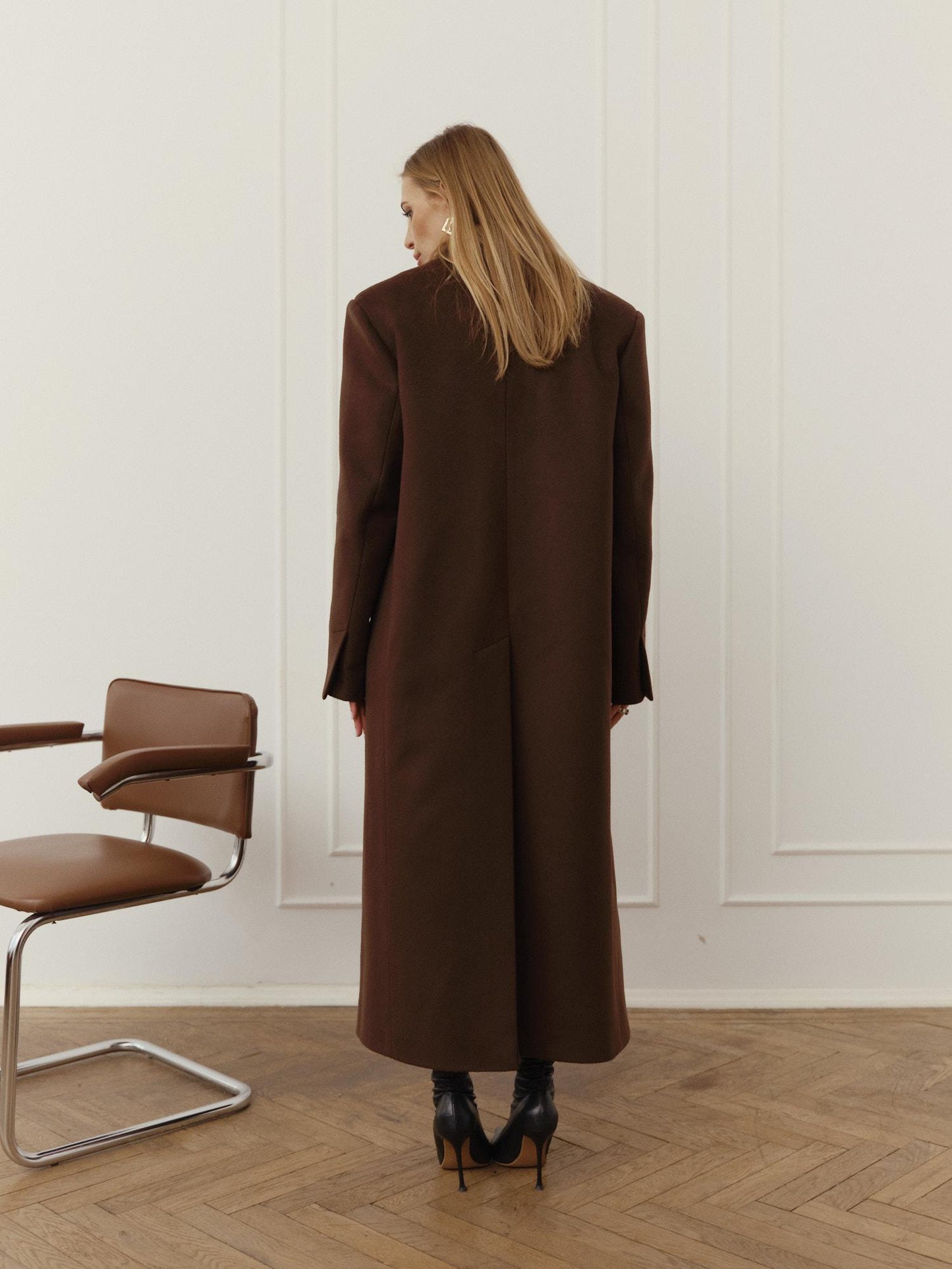 Blake loose fit cashmere coat