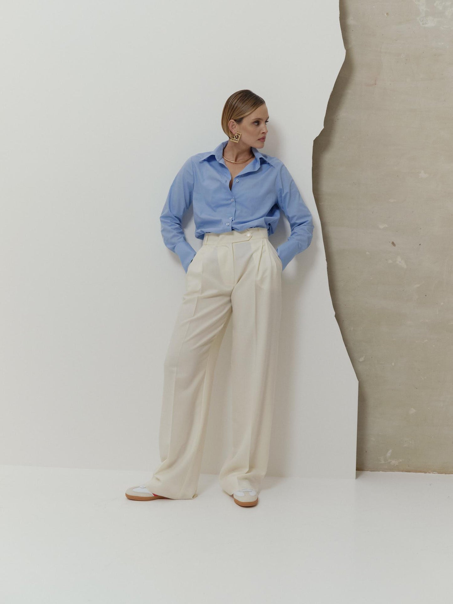 Classic fit cotton shirt