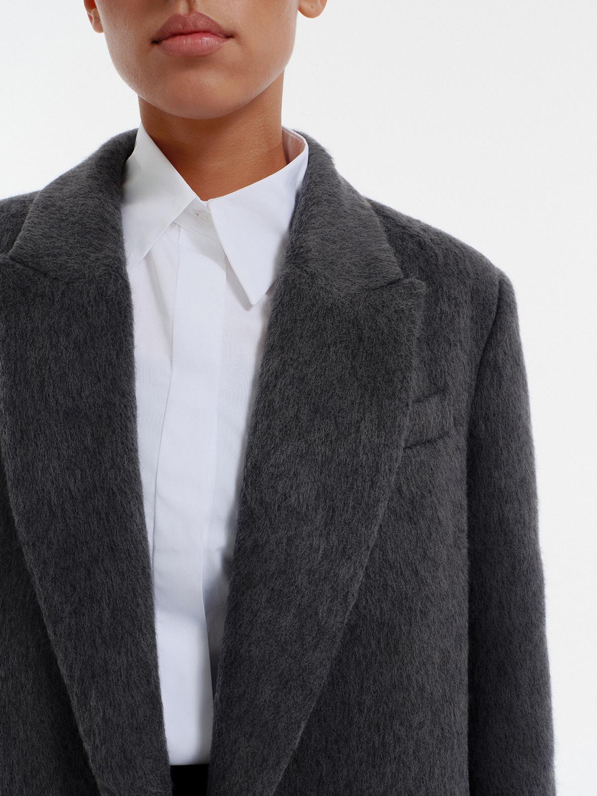 Blake relaxed fit winter coat in alpaca wool