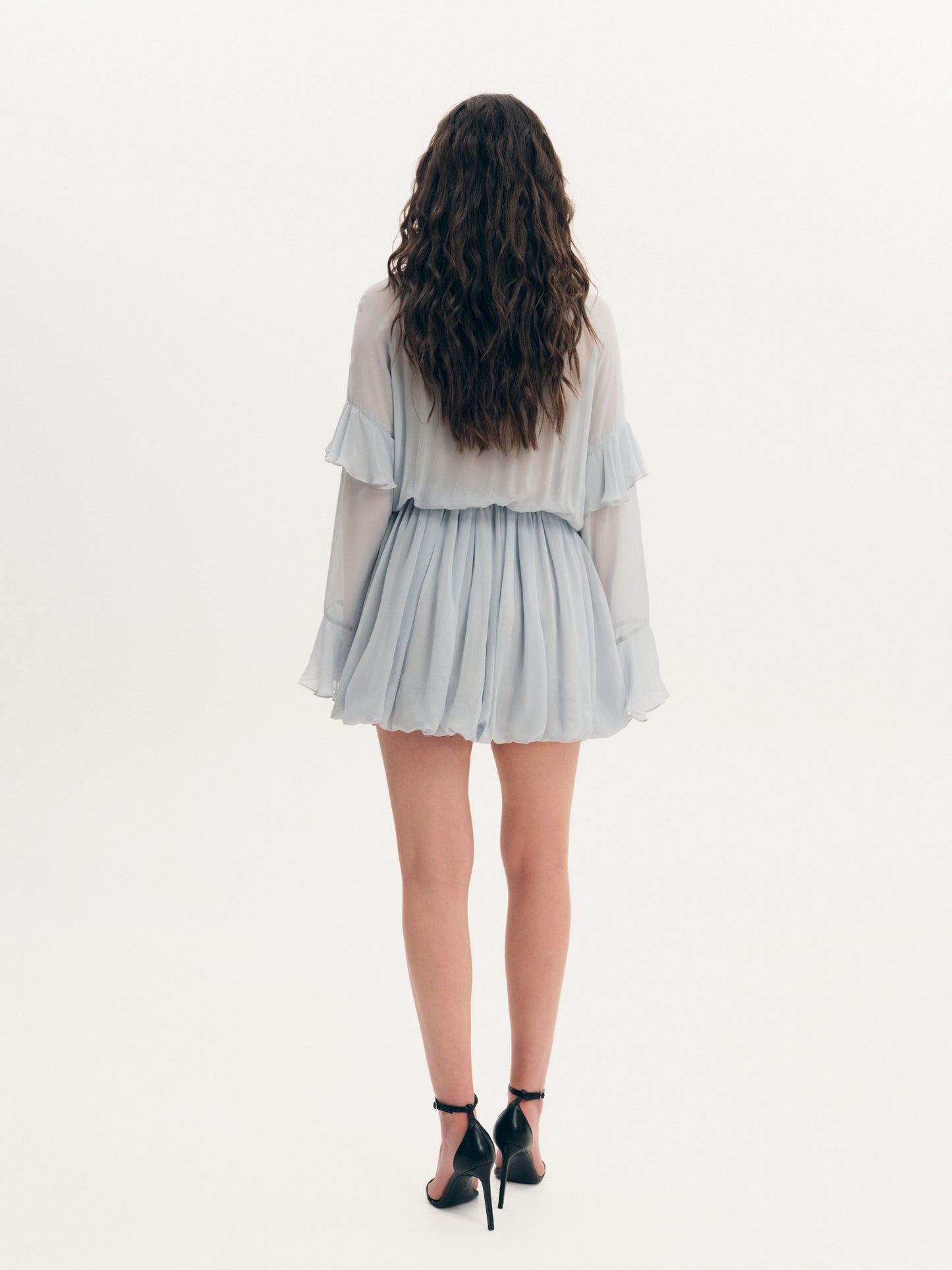The Sky silk dress