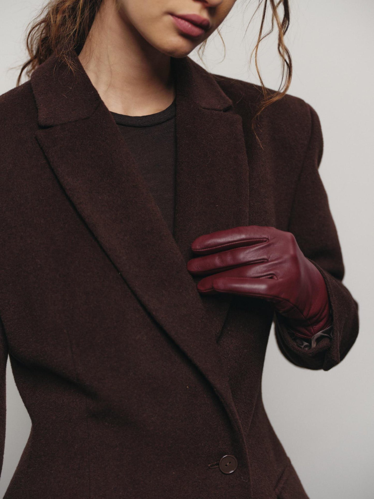 Tailored wool cashmere maxi coat