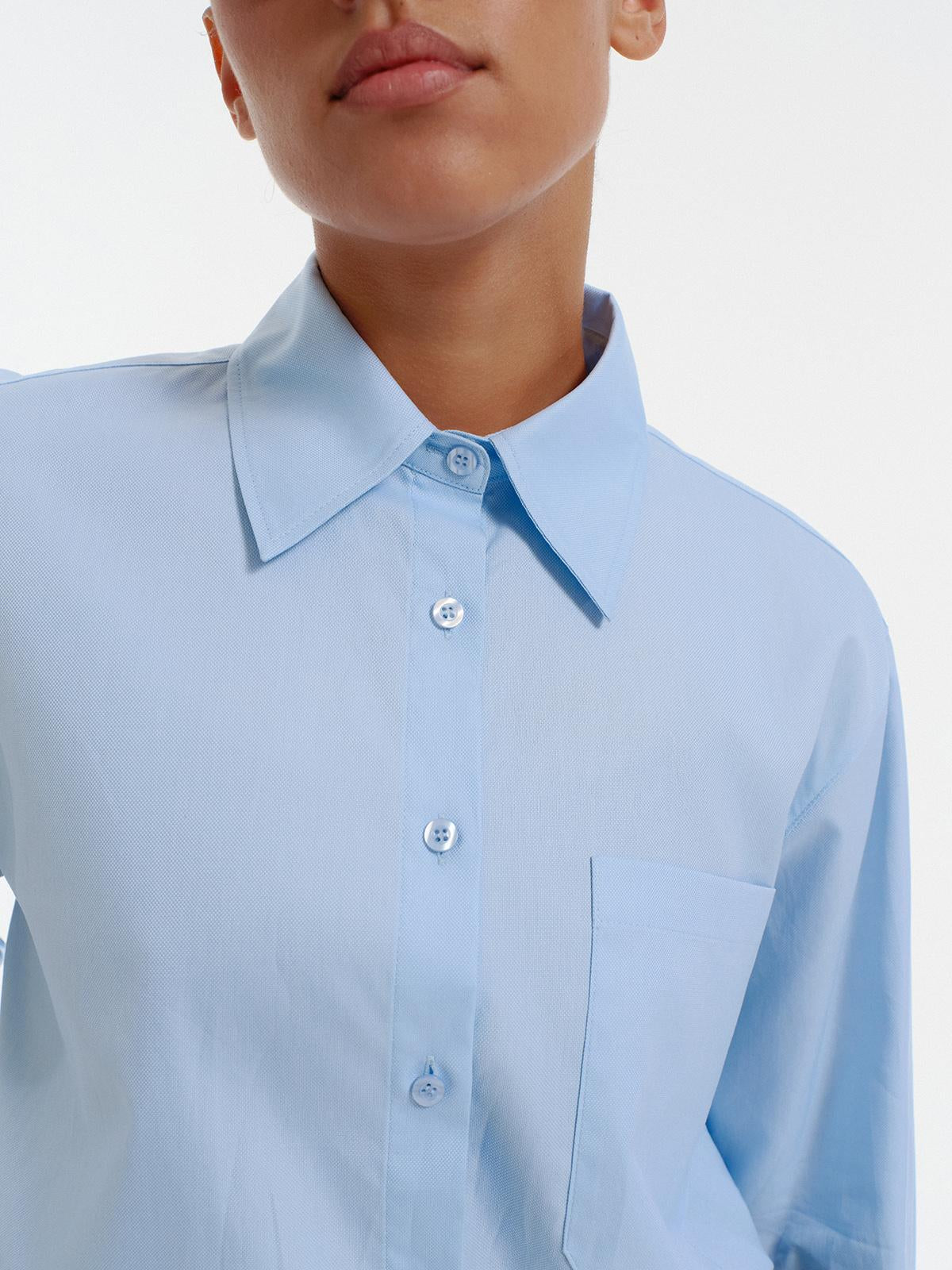 Oxford cotton contemporary fit shirt