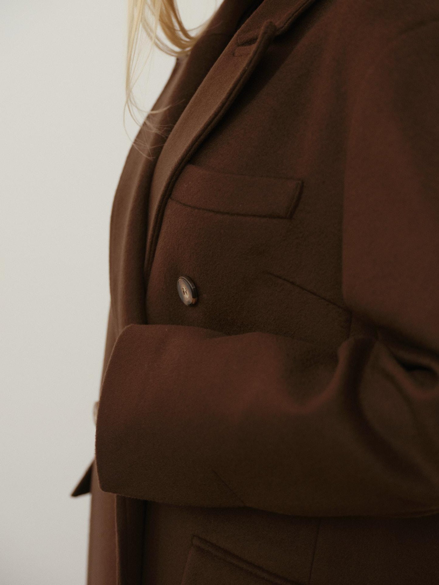 Blake loose fit cashmere coat