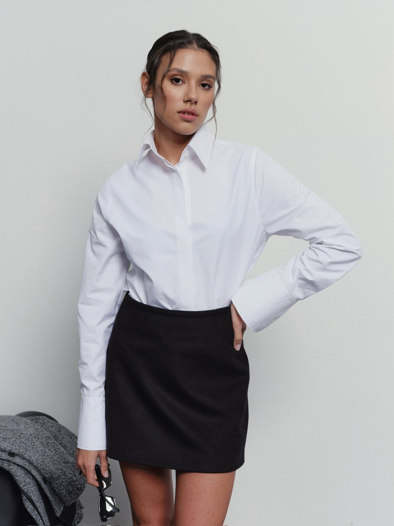 Classic fit fine cotton shirt