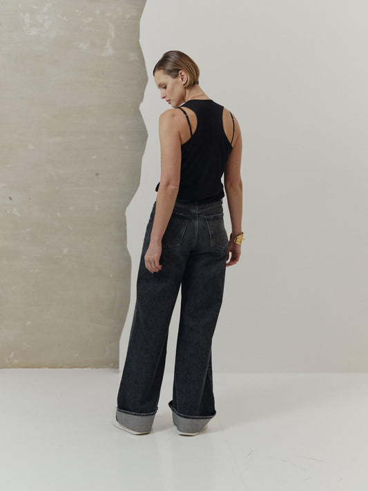 Silk blend tank top