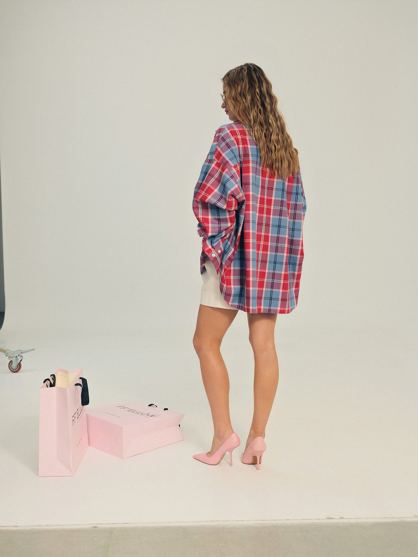 Relaxed fit  cotton shirt with breast pocket