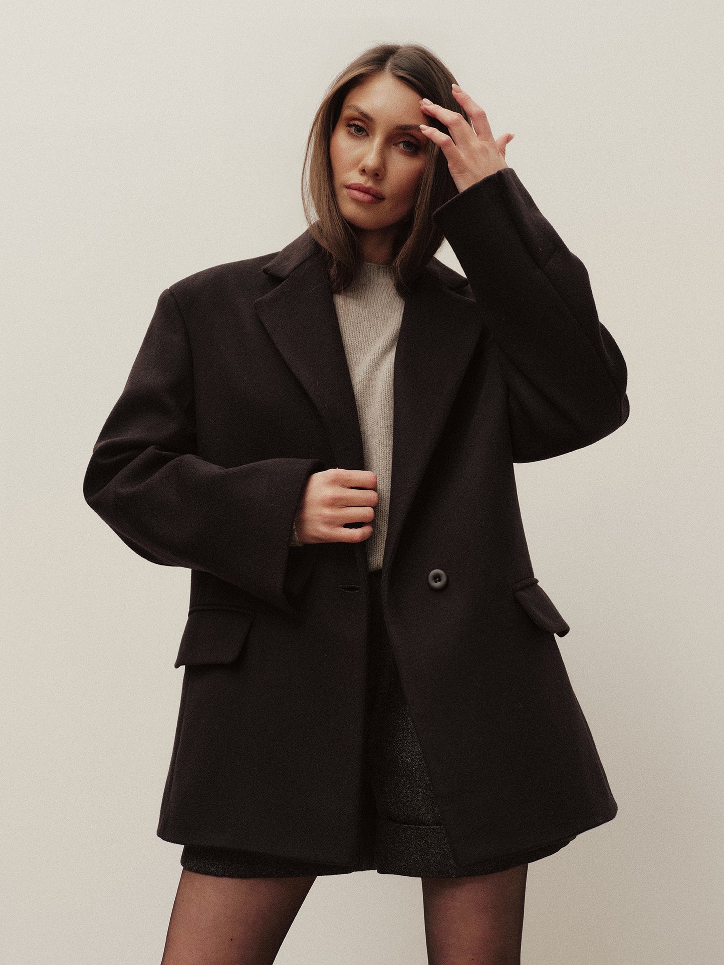 Tayra oversized wool jacket
