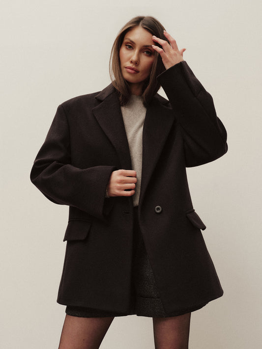Tayra oversized wool jacket