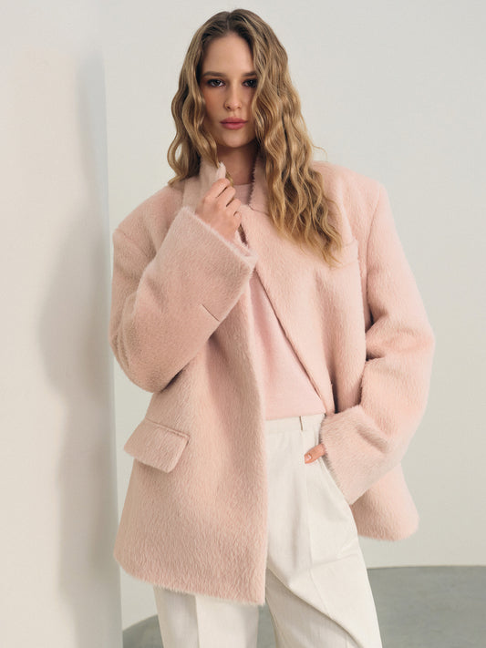 Oliver loose fit  jacket in cashmere blend