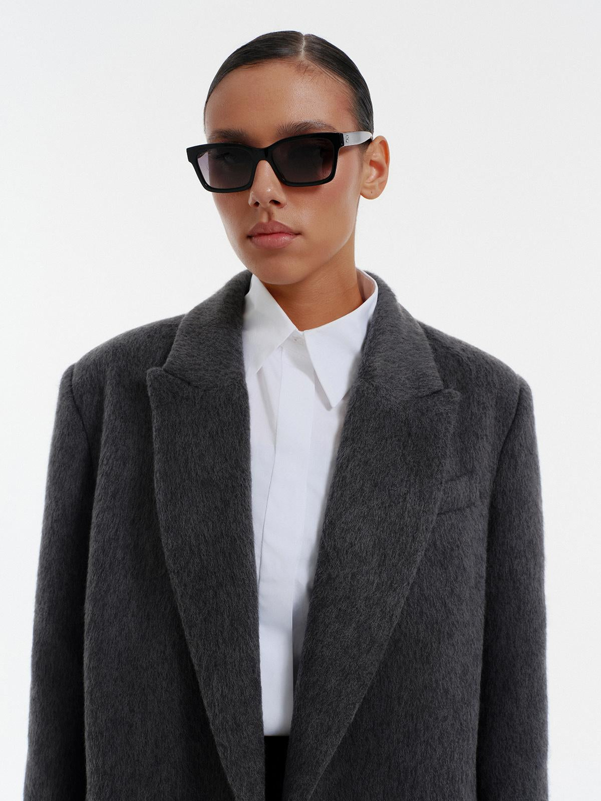 Blake relaxed fit winter coat in alpaca wool